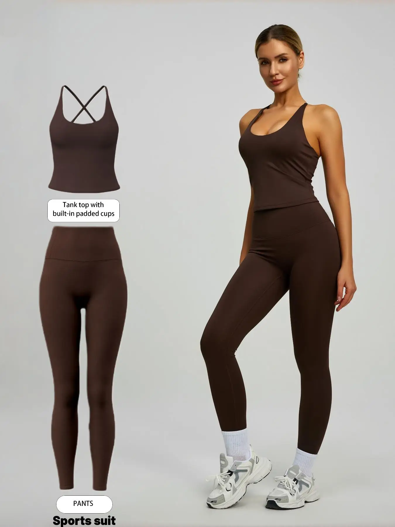 Damen-Yogahose mit hoher Taille, schmal geschnittene, atmungsaktive Sportbekleidung, verstecktes Hüftlifting-Design, Ganzjahres-Outdoor-Lauf- und Fitnessstudio-Bekleidung