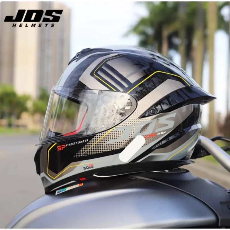 ECE Certification Motorcycle Full Face Helmet Professional Track Adult Safety Racing Helmet Colour Sun Visor Motobike Equipment