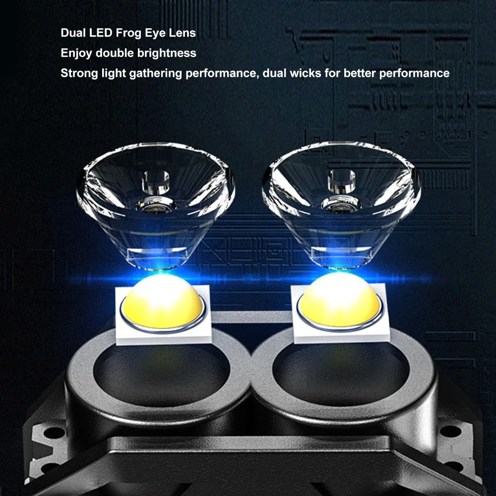 Durable 800mAh Keychain Flashlight 8 Gears Black Keychain Light Powerful Light LED Flashlight Night Running
