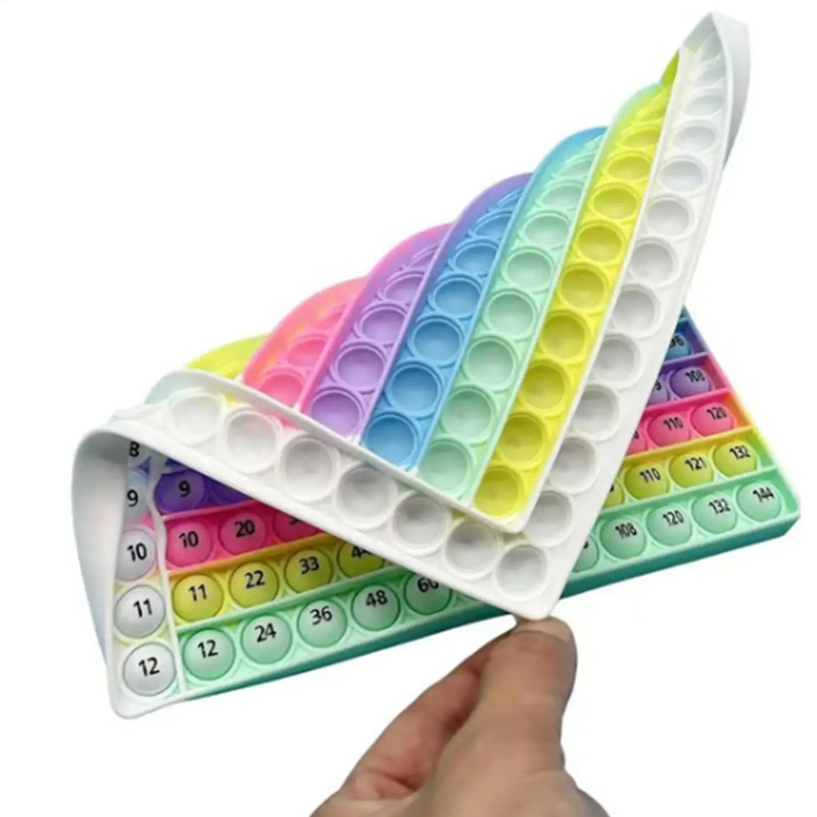 Silicone Number Counting Board Interactive Math Learning Toy Kids Sensory Fidget Game Mathematics Multiplication Chart Game