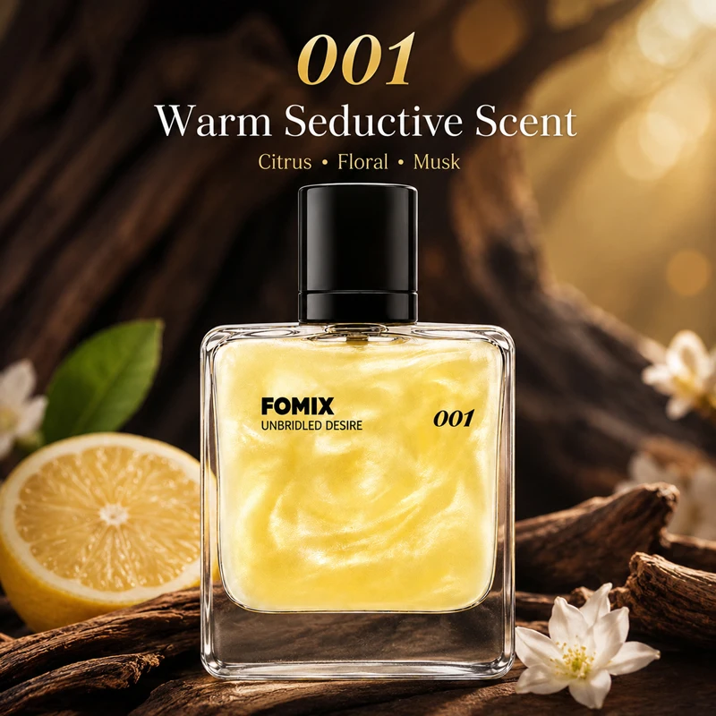 FOMIX 2PCS Men's Perfume Set, Long Lasting Fresh Ocean & Warm Seductive Eau De Parfum Spray, Citrus Floral Musk Woody Cologne, Day Night Portable Fragrance Gift for Him view 3