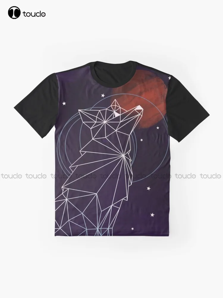 Fox In The Stars Graphic T-Shirt Digital Printing Tee Shirts Streetwear Xxs-5Xl New Popular Unisex Christmas Gift