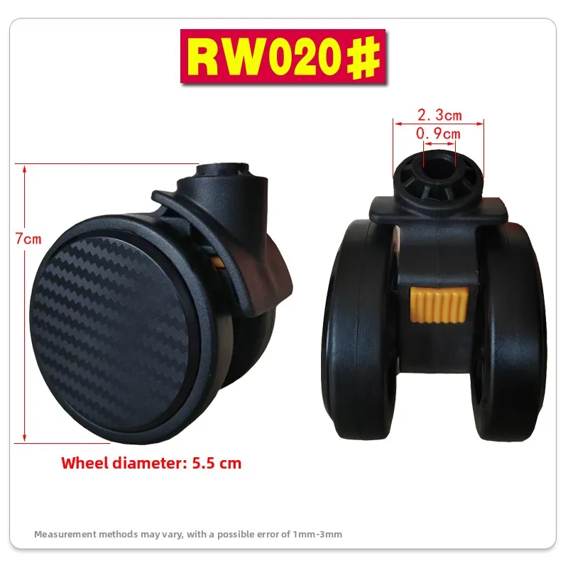Universal Wheel Luggage Cart Travel Tool Box Wheel Roller Bag Wheel Removal Caster 020 Versatile Wheel for Suitcase And Bag