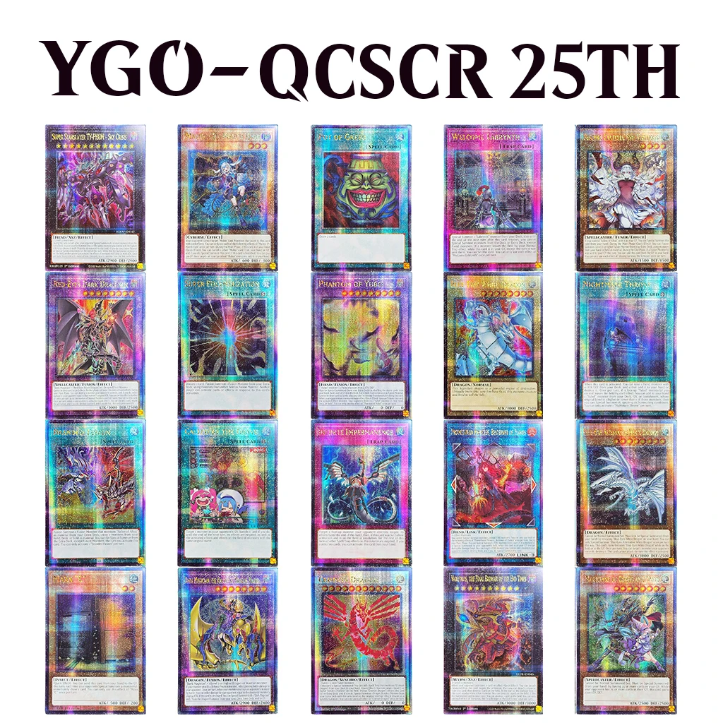 YuGiOh! Foil Game Gold Cards 25TH Proxy Gift Collectible  Red-Eyes Dark Dragoon MAGICIANS OF BONDS AND UNITY Called by the Grave