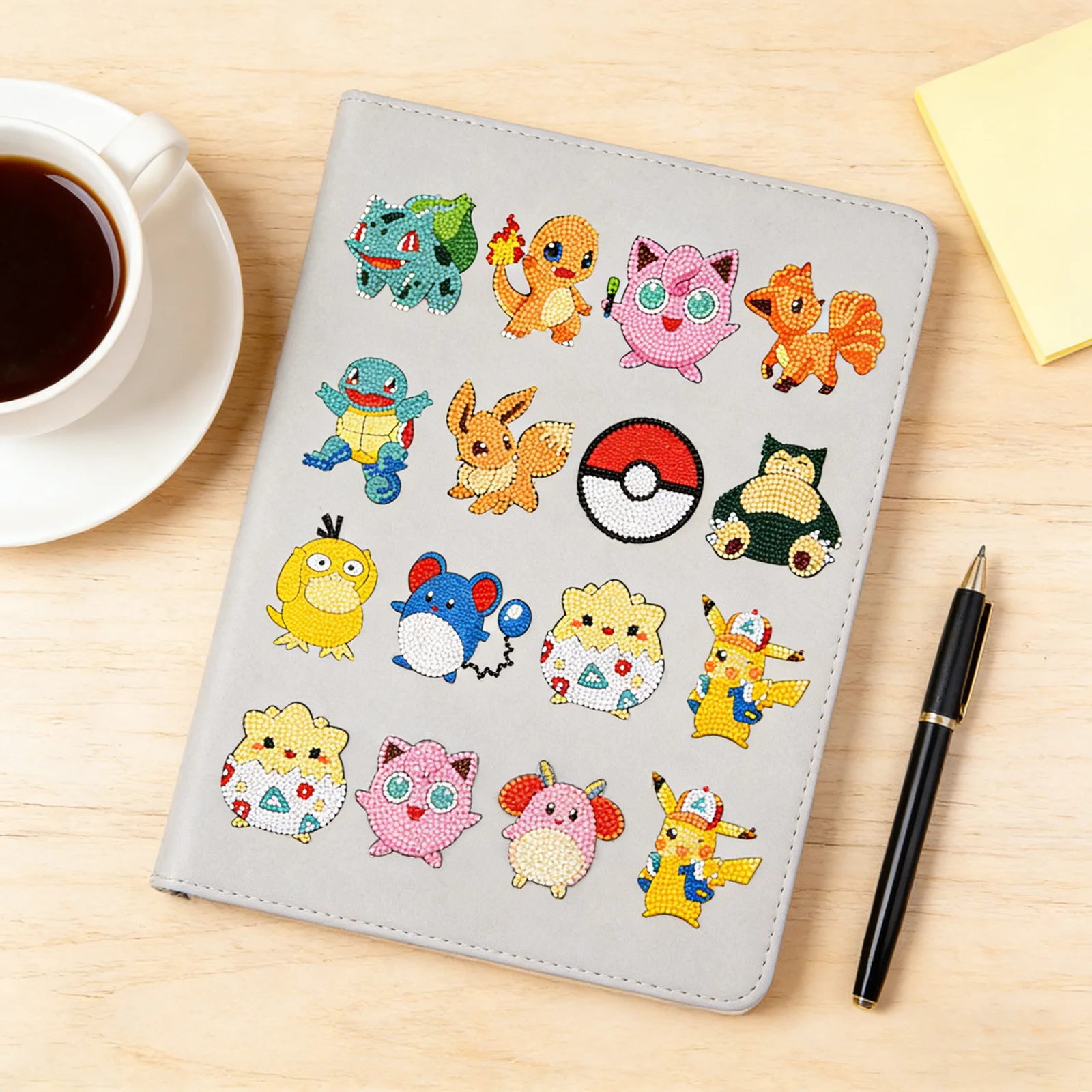 

Pokémon Pikachu Digimon Diamond Painting Sticker DIY Hot-selling Anime Character Birthday Kids Gift Ornament Souvenirs