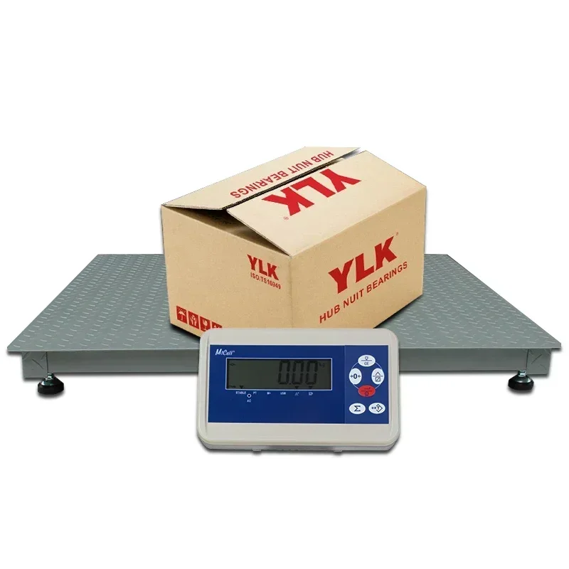

factory direct sales T8 1.2x1.2m 1 Ton Weighing Scale 2000kg 3ton Platform Floor Scale Pallet Scale