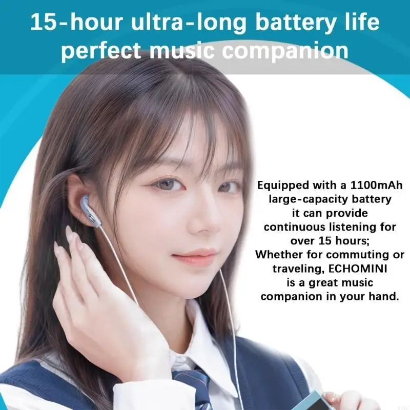 

Mini MP3 HIFI Sound Quality Portable Bluetooth-compatible MP3 Long Battery High Sound Music Player for Ourdoor 896C