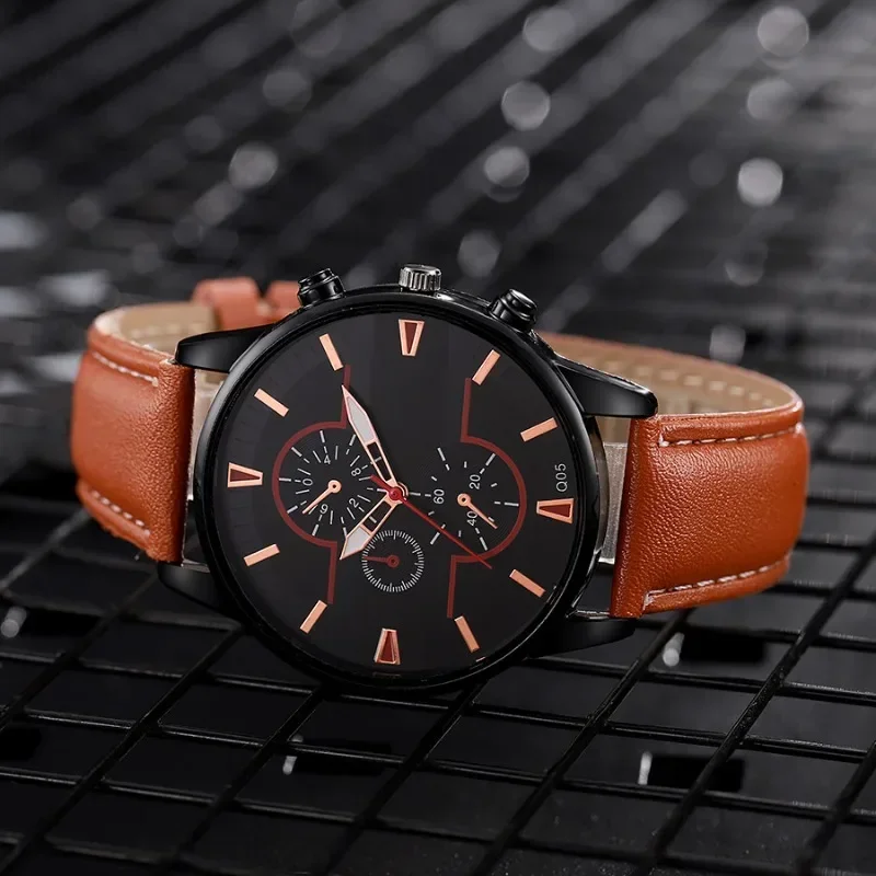 Men Watches 2024 High Quality Fashion Business Watches for Men Leather Luxury Quartz Watch Sport Watch Retro Clock Reloj Hombre