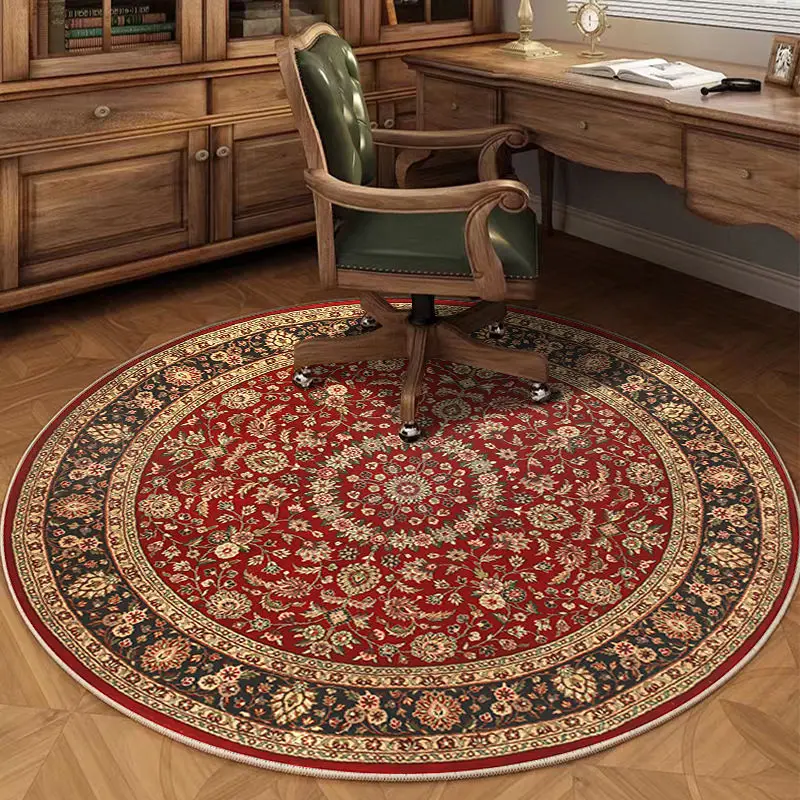 Mandala Bohemian Round Carpet For Bedroom Decor Living Room Sofa Area Vintage Printed Rug Floor Mat Cloakroom Carpet Chair Mats