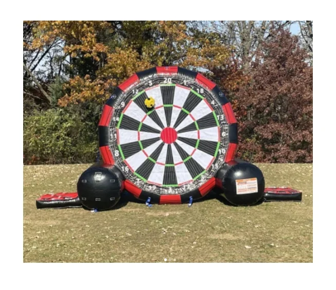 

Inflatable Shoot dartboard target shooting darts fun inflatable axe throwing game for kids and adults inflatable games for event