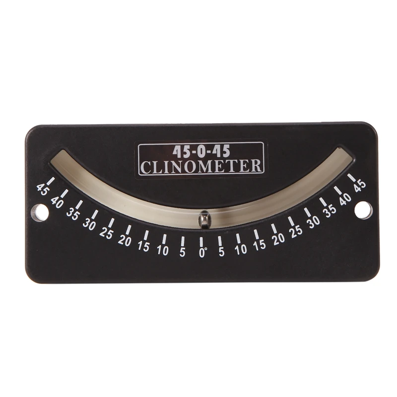 AA58 45-0-45 Inclinometer Mini Protractor Inclinometer Angle Measuring Instrument Tilt Gauge Slope Meter