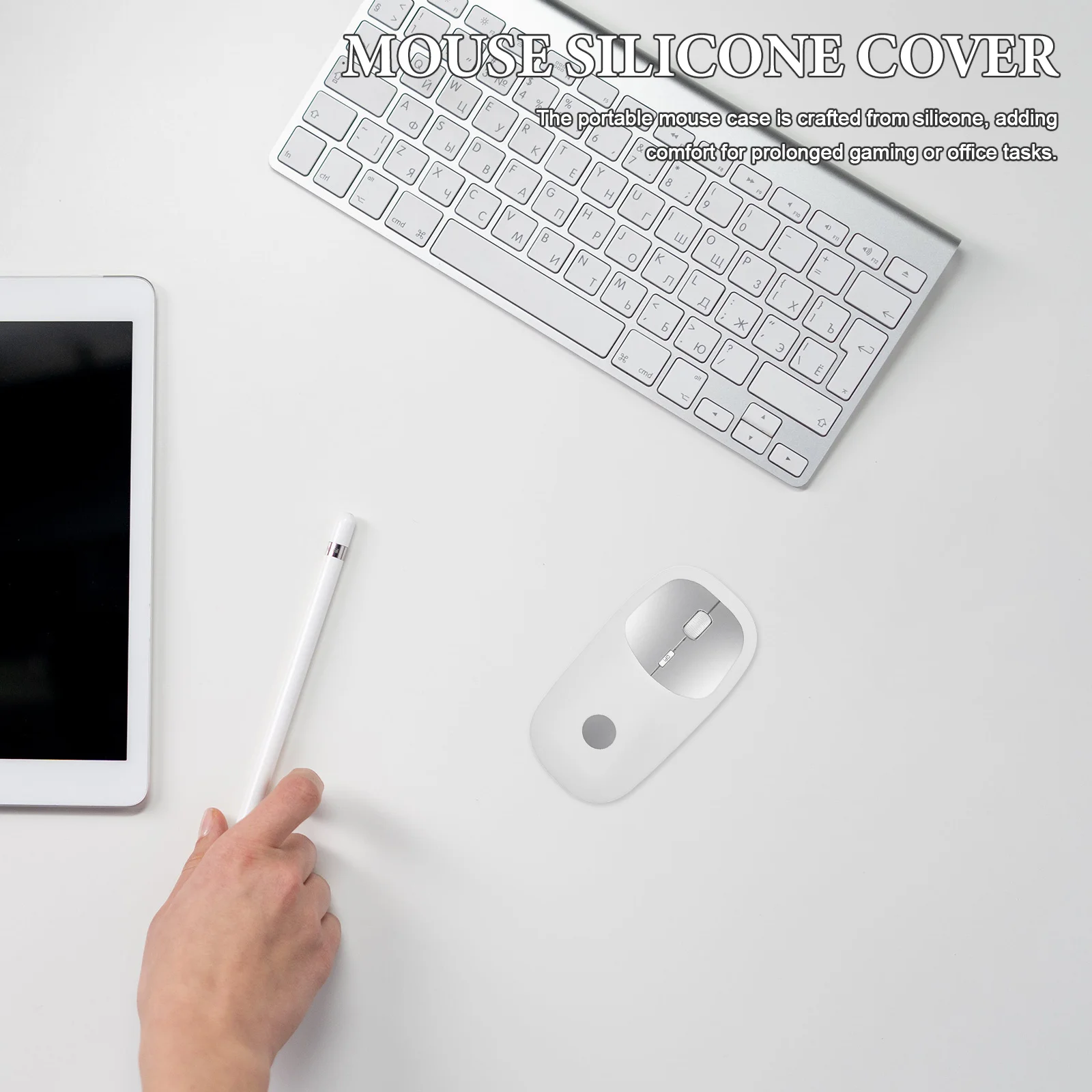 Protective Cover for Mouse Soft Silicone Skin Anti-Scratch Dustproof Flexible Fit Precision Compatible All