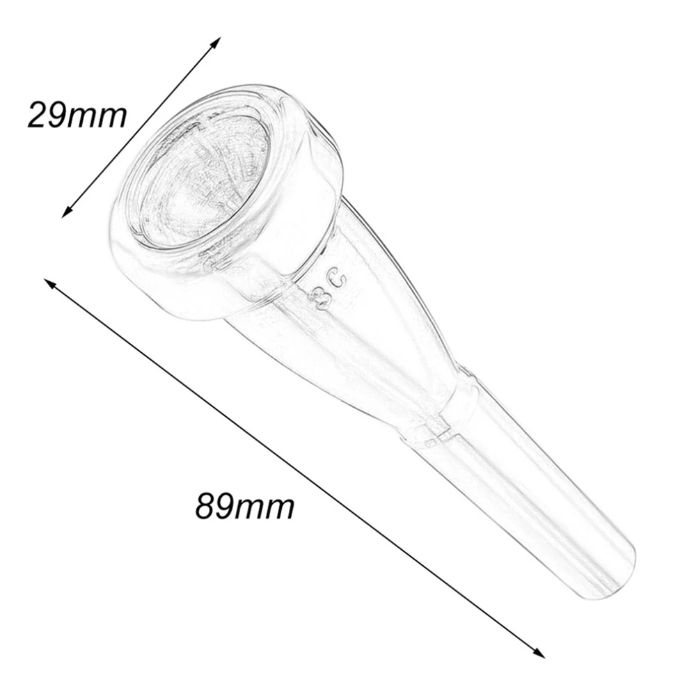 قطعة فم بوق ذهبي وفضي فاخر 3C 5C 7C، درجة احترافية لأفضل صوت غني، هدية لاعب متقدمة، شحن سريع