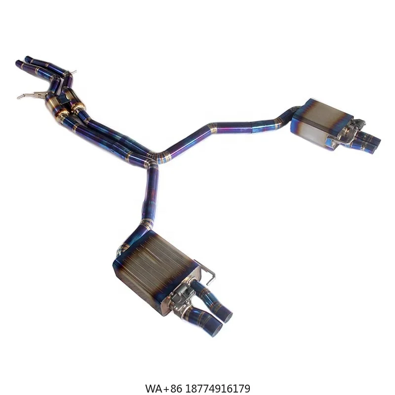 

Индивидуальный титановый Catback для A7 C7/c8 3.0t 2012-2023 X трубы глушитель вакуумный клапан выхлопная система модифицированный звук