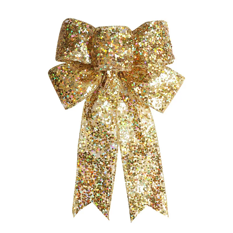 1 stuk kerstdecoratie voor thuis, decoratieve strikken, imitatie hennep, handgemaakt lint, kerststrik, knoopornament.