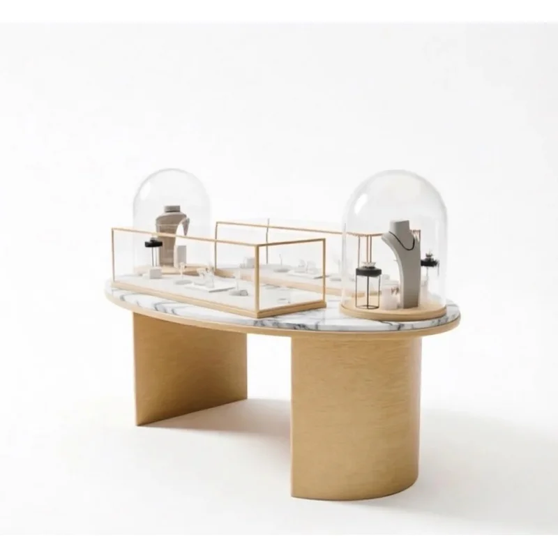 custom.Modern Design Jewelry Display Cabinet Dust Proof Jewelry Showcase