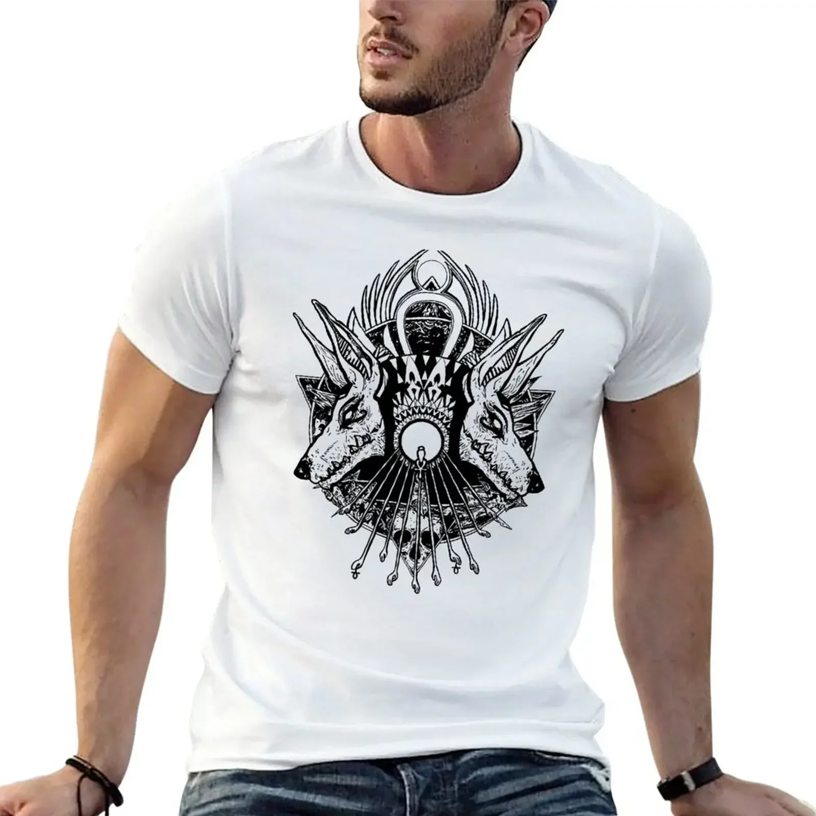 Anubis T-Shirt blacks for a boy plain white t shirts men