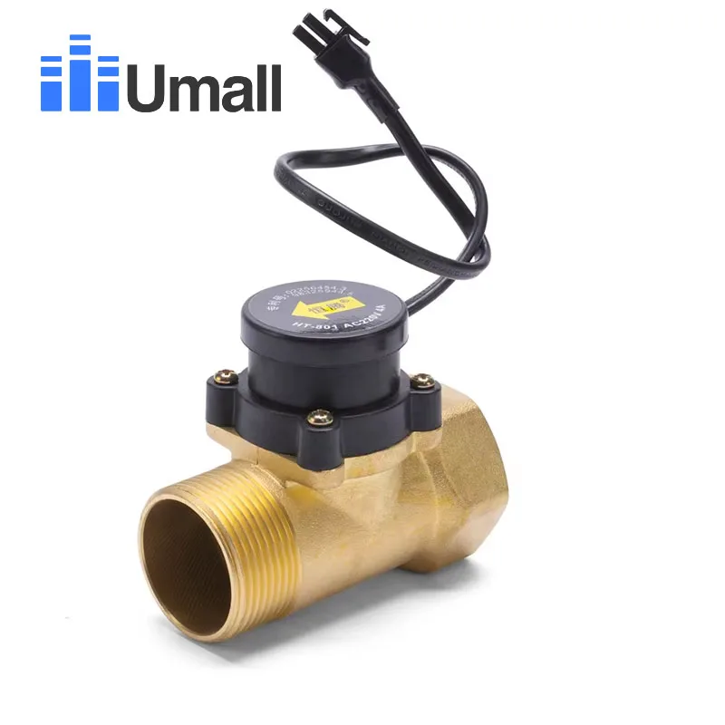 HT2010 2 Inches Boosting Circulation Water Pump Flow Sensor Switch Genuine Electronic Magnetic Pipe Pressure Control Valve