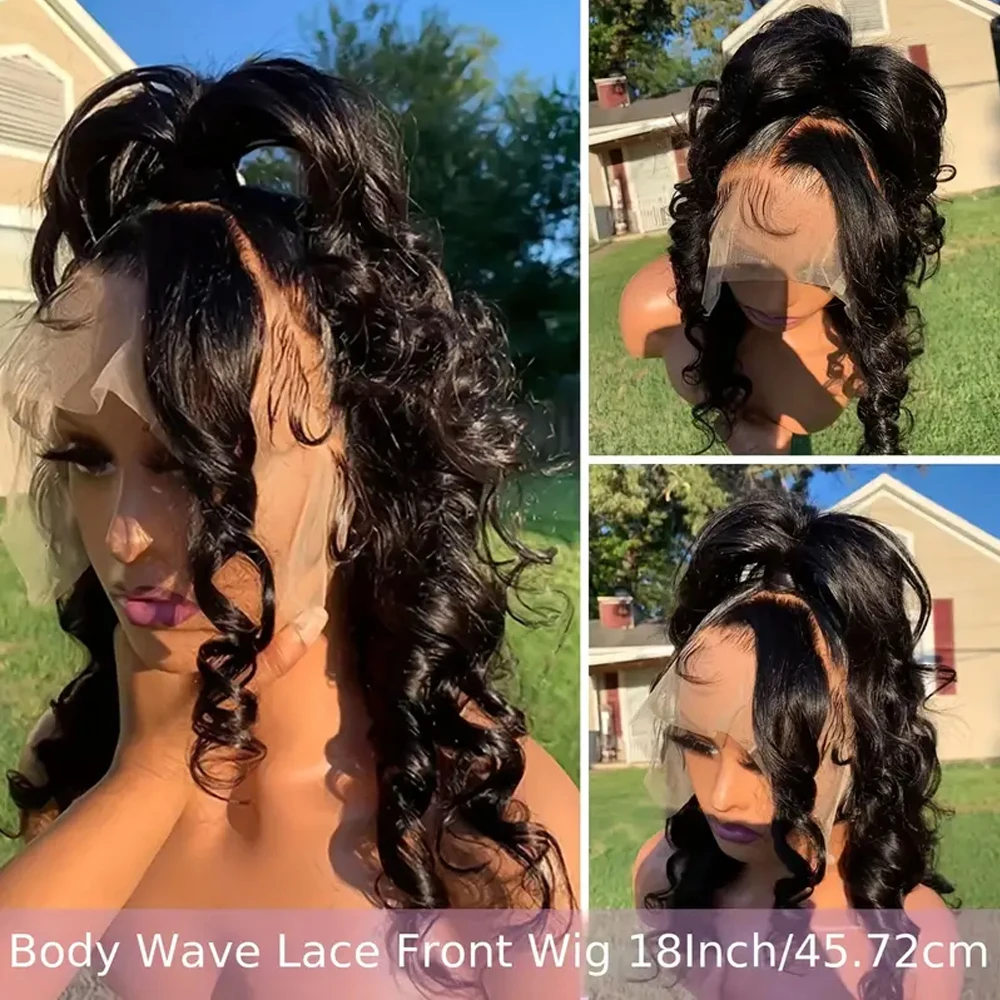 360 Full Lace Front Wig Human Hair 250 Density Body Wave Glueless Wigs Hidden Strap Upgrade Invisible Drawstring Cap For Woman