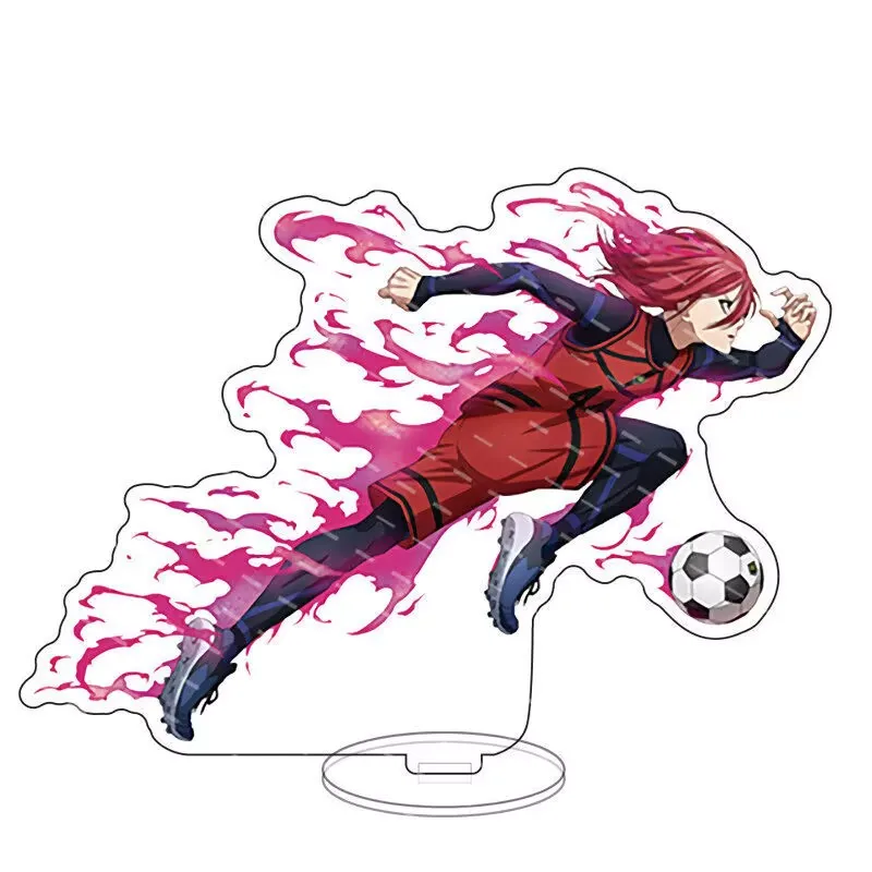 علامة "القفل الأزرق للسجن"، Seishiro، Reiyo Gokage، Kiyoshi، Rinko Itoshi 'حلي أكريليك علامة واقفة