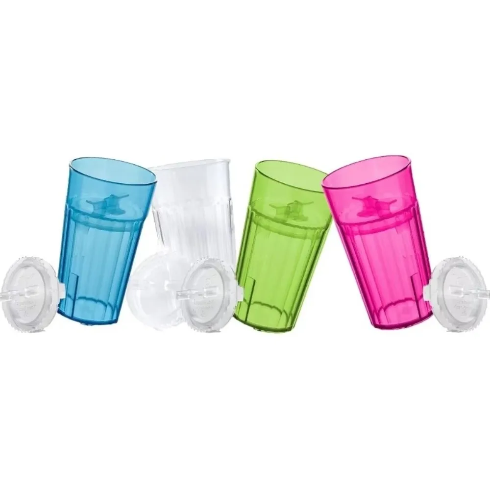 New Slow-Spill Smart Cup Bundle 360° Rim Flow-Control Self-Feeding Weaning Training Cup Anti-leakage Open Cup Toddler Drinking