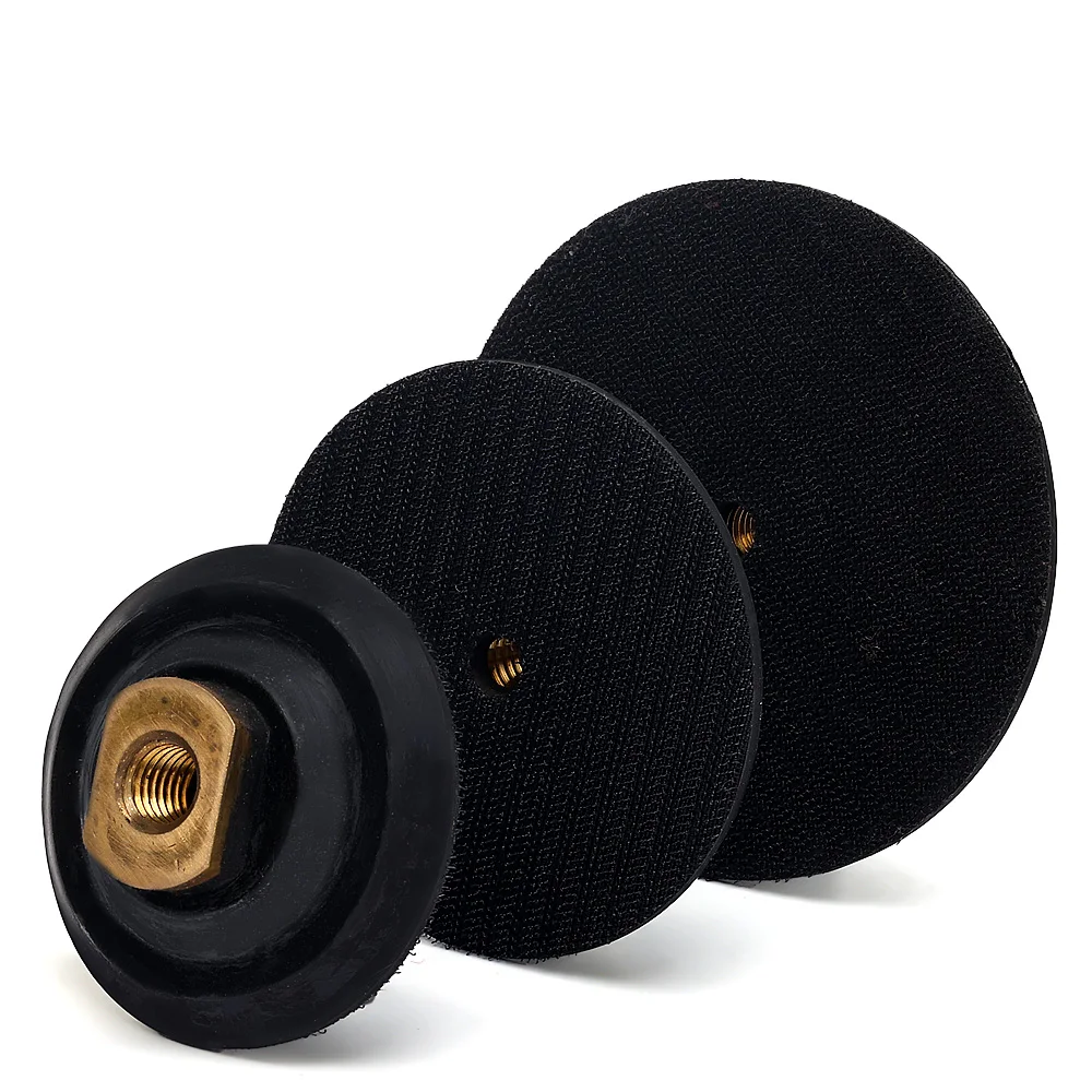 4 Inch 100mm Arbor M14 Flexible Rubber Backer Pad for Connector Backer Holder for Angle Grinder