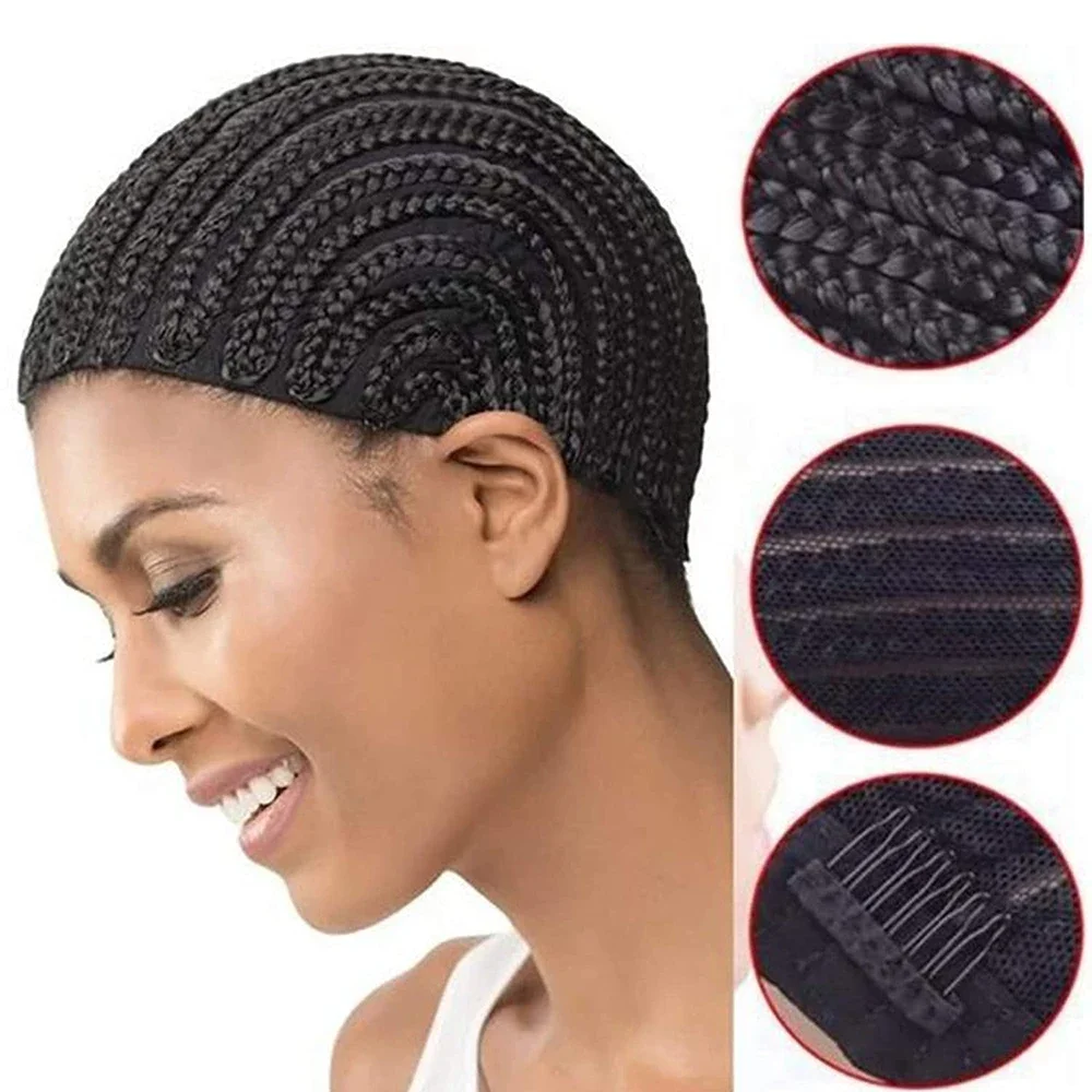 braid cornrow wig caps for making wigs ventlated wig cap for black women crochet wigs