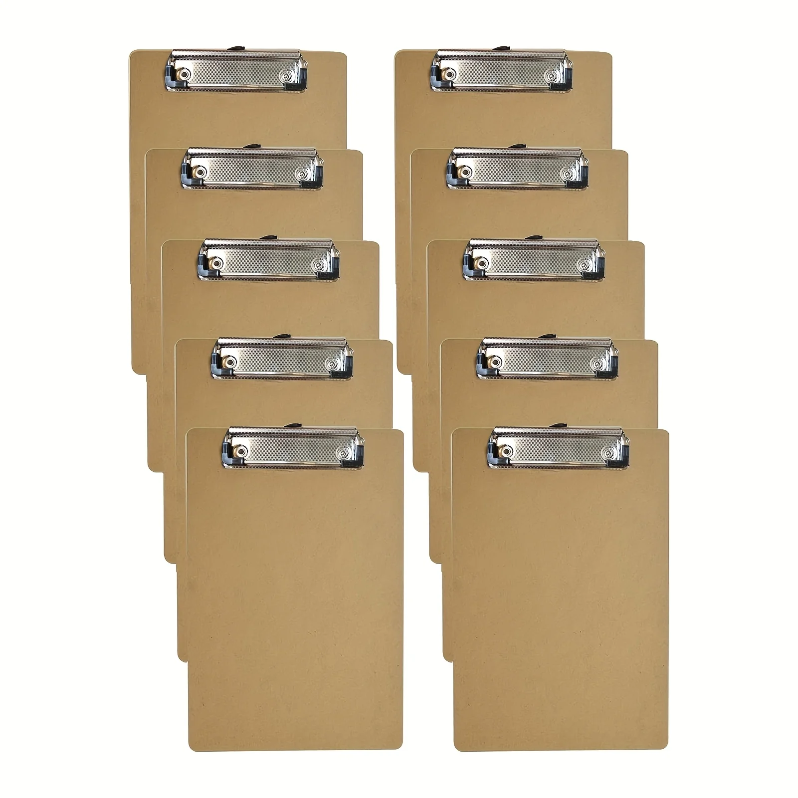 Low Profile A5 Wood Fiber Clipboard with Hanging Loop | Ideal for Home, Office, or Classroom Use, Writing Board, Cardboard