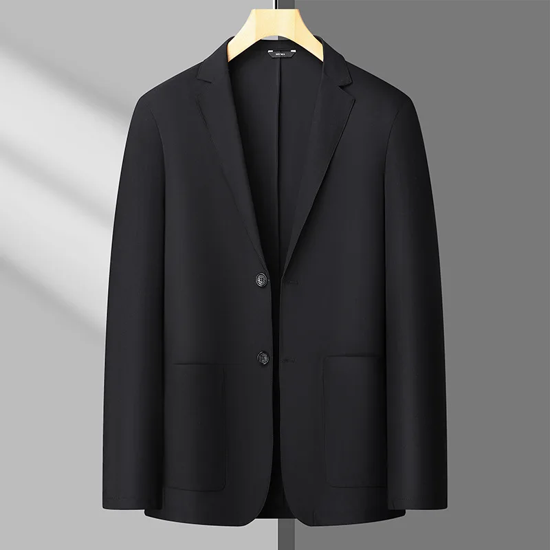 Plus Size lightweight suit men\'s business wear Summer Ice silk Spring casual suit jacket man big size 7xl 8xl mens blazer jacket