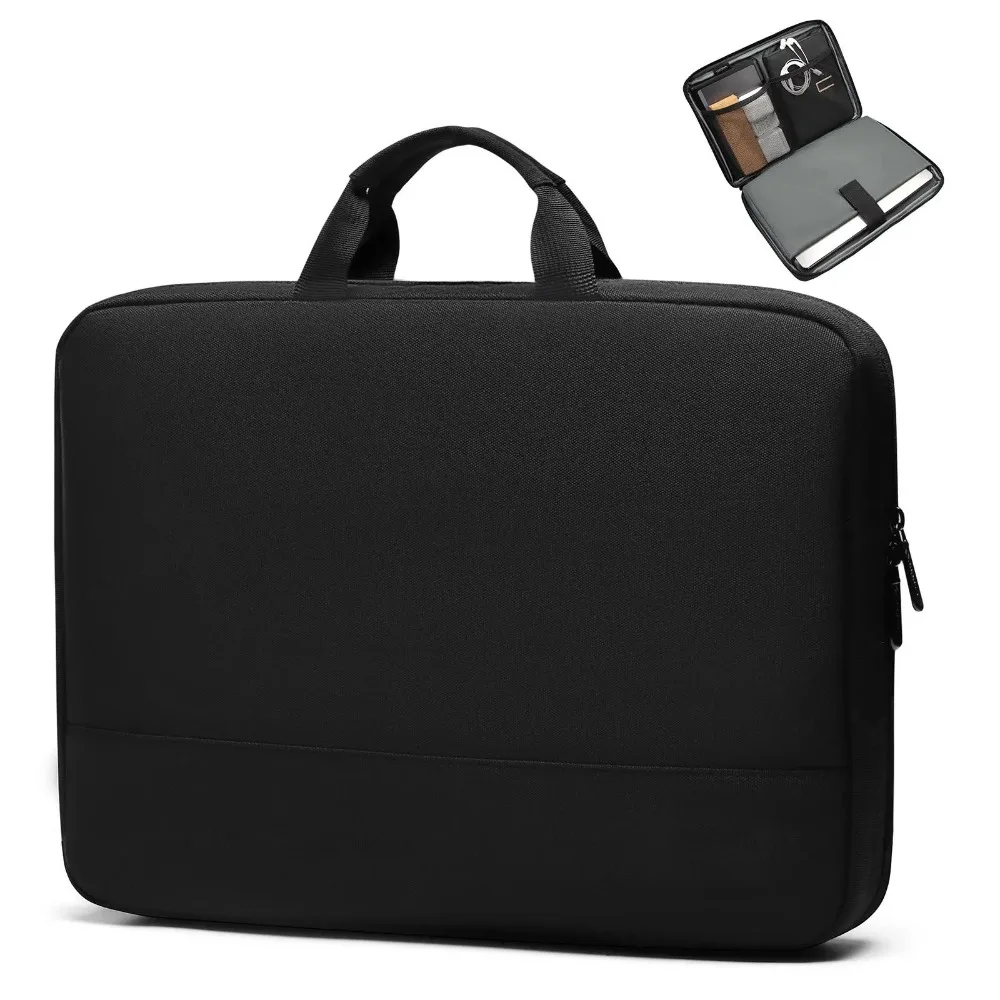 Laptop Bag For Macbook Air Pro 16 Case 13.3 14 15.6 17.3 Inch Notebook Computer Shoulder Handbag Men Women Waterproof Briefcase