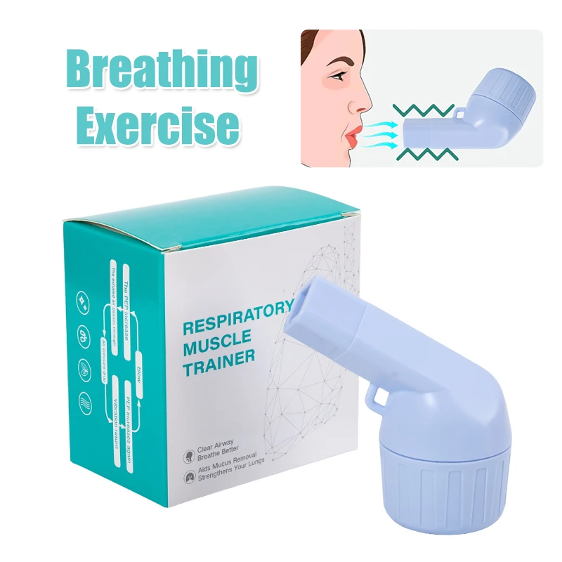 1Pcs Mucus Removal Device Lung Expander Breathing Exercise Respiratory Muscle Trainer Phlegm Relief Clear