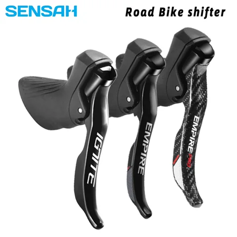 Sensah bicicleta de estrada shifters 2x7 2x8 2x9 2x10 2x11 velocidade alavanca do freio 18/20/22 velocidade desviador bicicleta para tiagra ultra/105 r7000