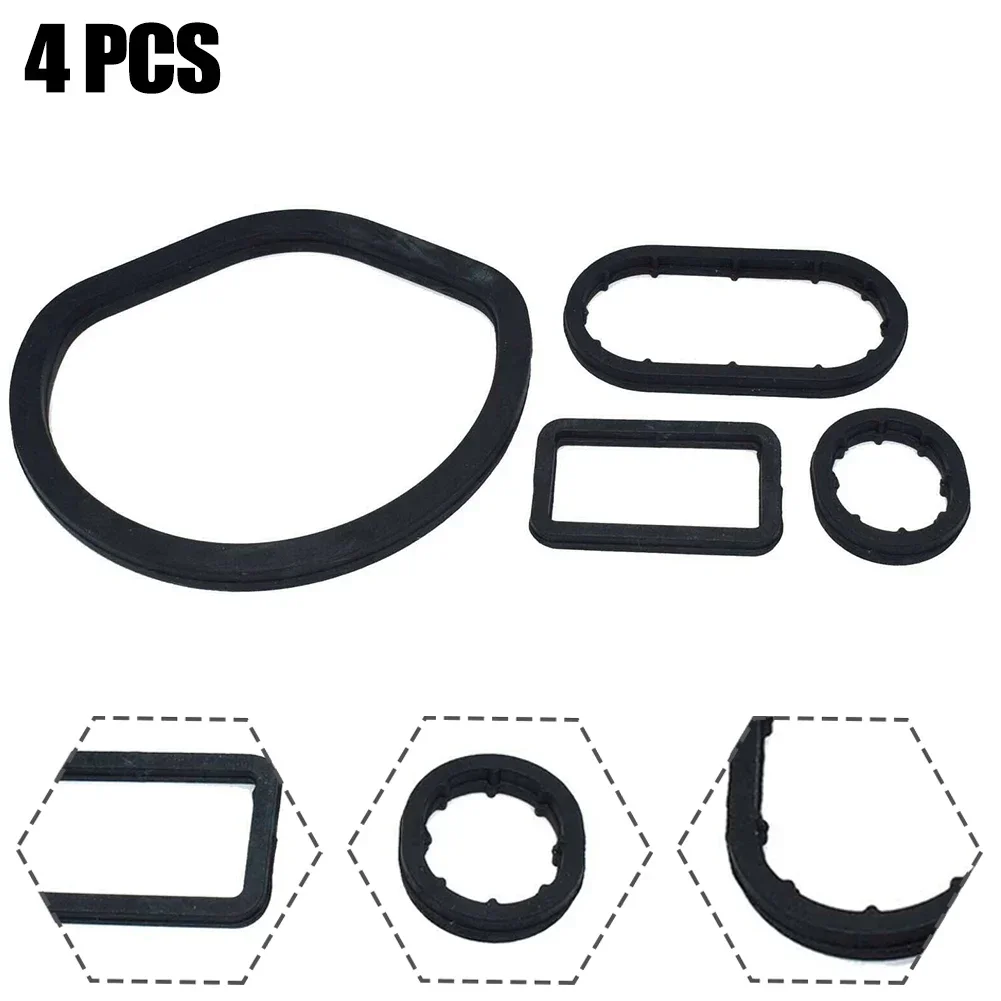 CarHome 4pcs/set Rubber Oil Filter Housing Seal Kit 1121840061 1121840161 1121840261 For Mercedes W163 W202 W203 W208 W210 W211 - Image 6