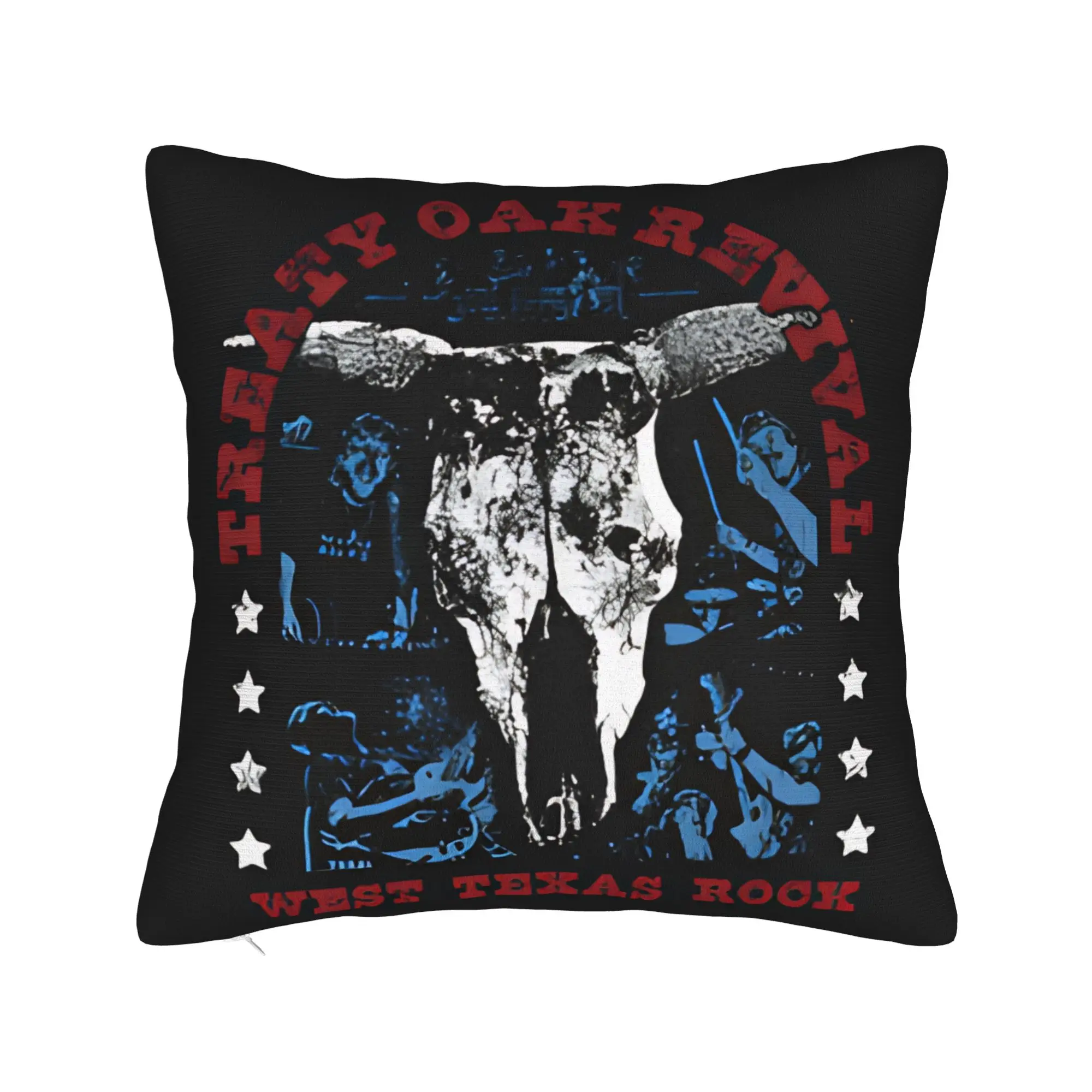 Pillow Case Country Music Band Treaty Oak Revival Soft  Pillow Cover For Living Room Bed Chair Morden Pillowcases