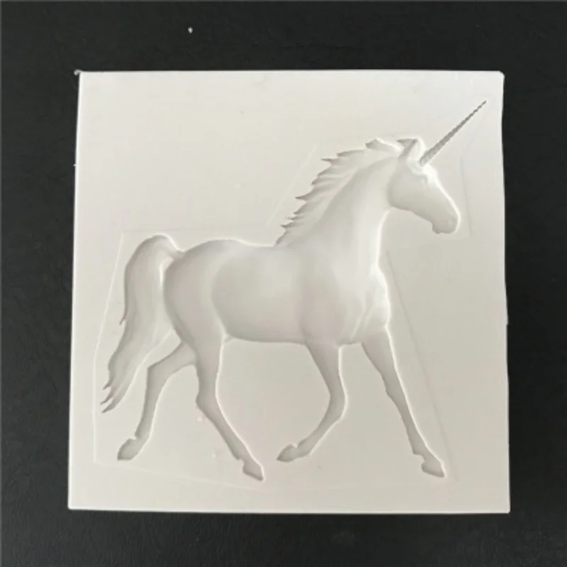 Horse Unicorn Silicone Mold Fondant Mold Cake Decorating Tools Chocolate Gumpaste Moulds Kitchen Baking Tools