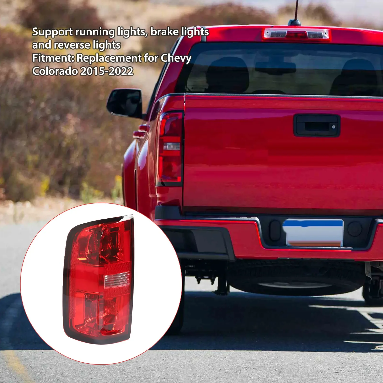 Tail Light Assembly OE Style Replacement Lamp For Chevrolet Colorado 2015-2022 IP67 Waterproof Plug And Play Light