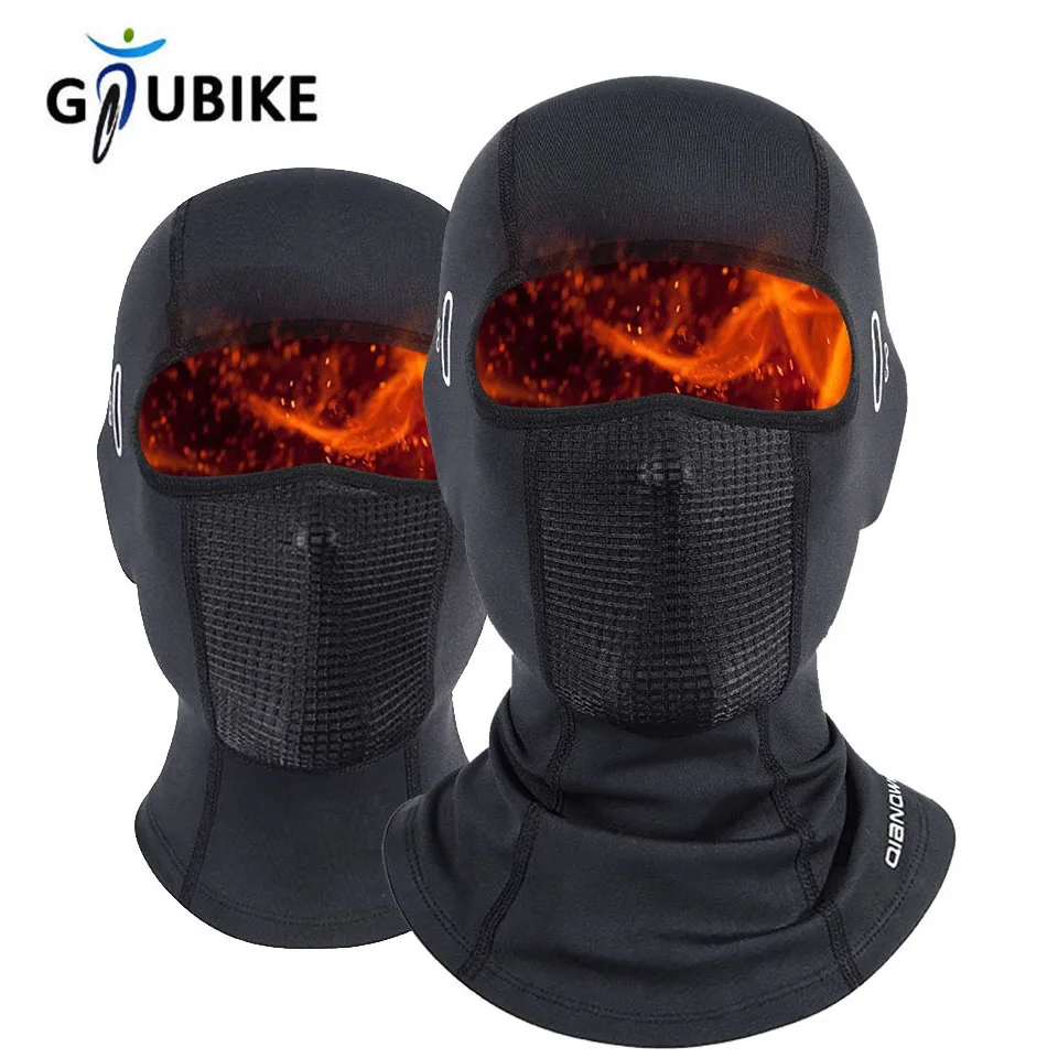 GTUBIKE New Winter Warm Tactical Balaclava For Cycling Hiking Hat Motorcycle MTB Full Face Windproof Mask Thermal Sport Gear