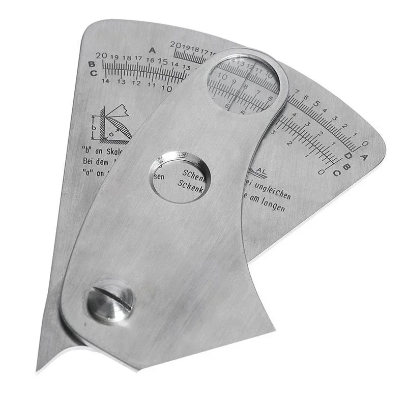 High Quality Fan-shaped Weld Gauge Seltor Welding Gauge/weld Measuring Instrument Stainless Steel 304