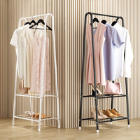 Modern Metal Standing Coat Rack Design Space Saver Shoe Rack Storage Clothes Hanger Bedroom Mueble Recibidor Room Furniture