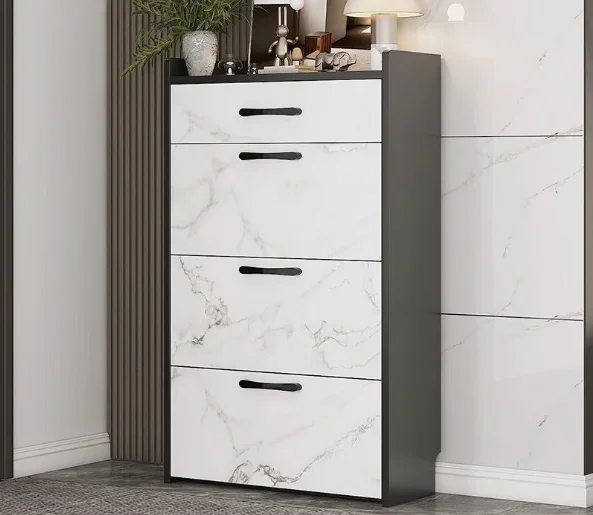 

VIC Home Doorway Shoe Rack One Rental House With Large Capacity Ultra-thin Corridor Against The Wall Entry Simple Shoe Cabinet