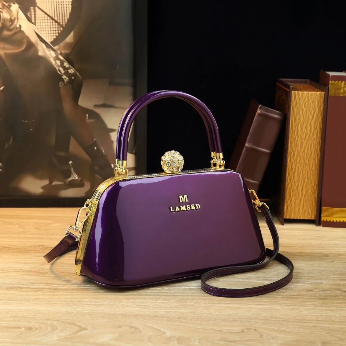 

Fashion Leather 2025 New Women's Handbag Luxury Evening Bag Shoulder Messenger Bags