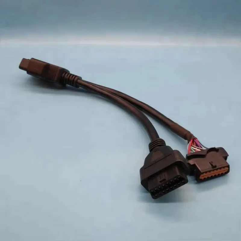 OEM ODM OBD 16pin OBDII Y Diagnostic Cable Splitter for Renault for Electronic Applications and Machine Use