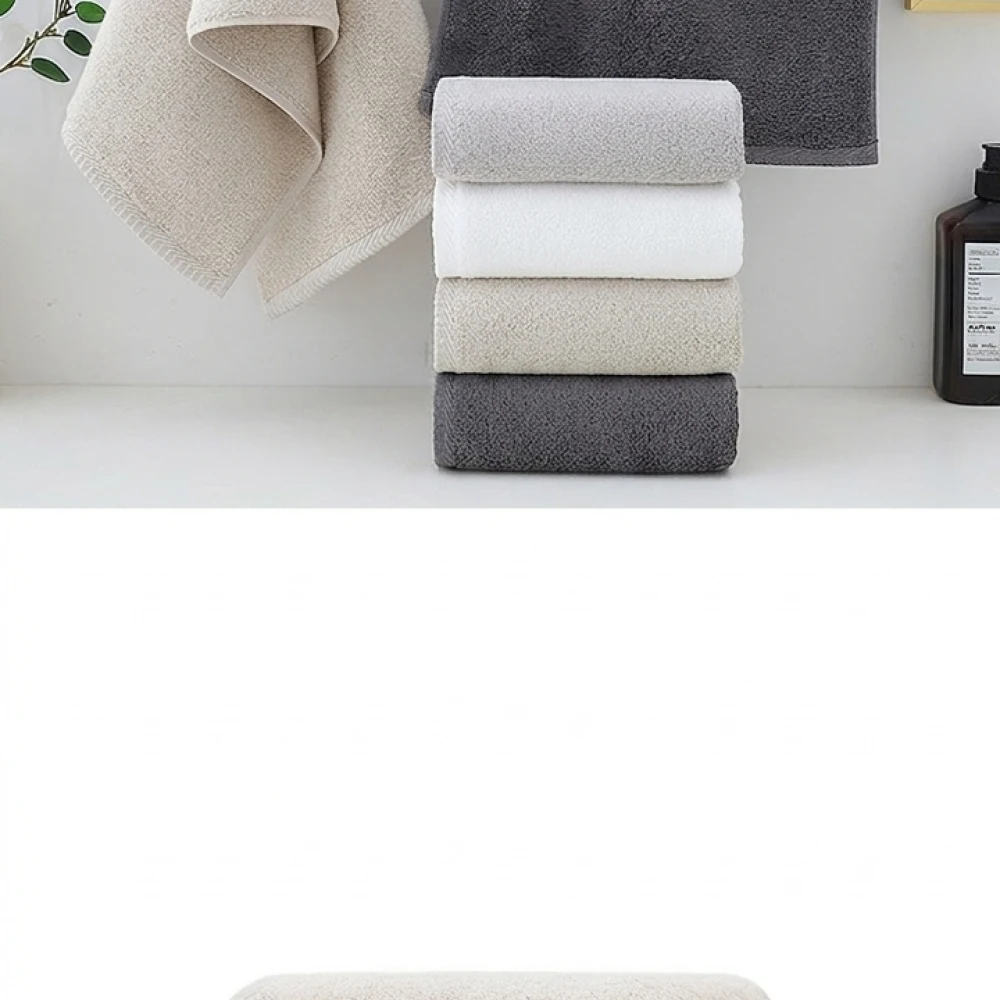 Premium Cotton Face Towel Bathroom Supplies Super Absorbent Soft Wash Cloths For Face Daily Hotel Home Use Bulk Package