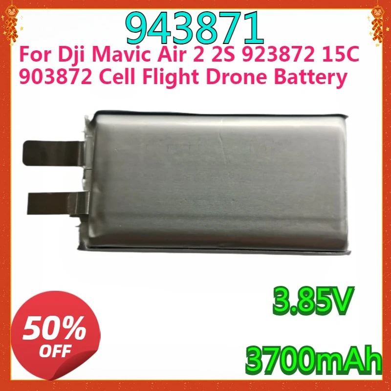 

New High Quality Replaceable Battery for Dji Mavic Air 2 2S 923872 15C 3700mAh 3.85V 903872 Cell Flight Drone Battery