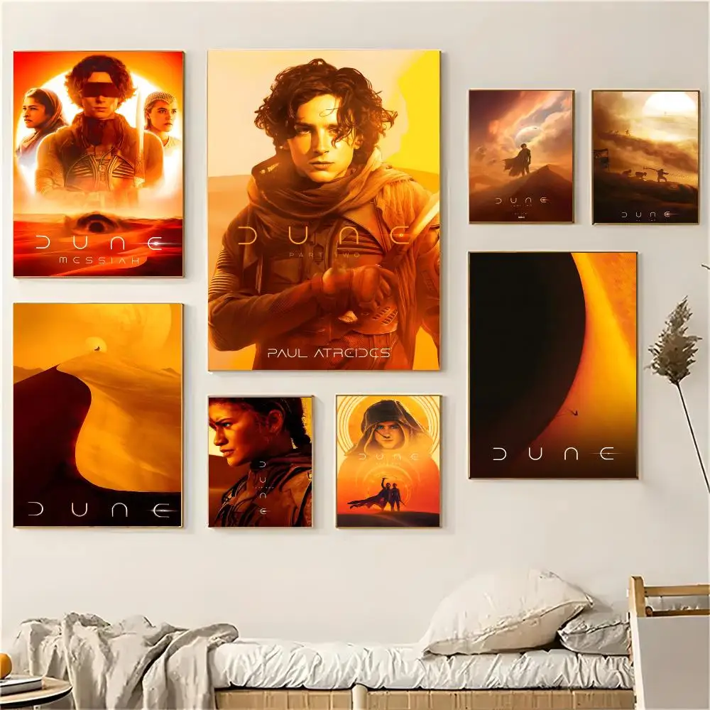 Movie D-dune Poster Decorative Wall Art Stickers Mural For Home Living Room Hallway Decor Gift