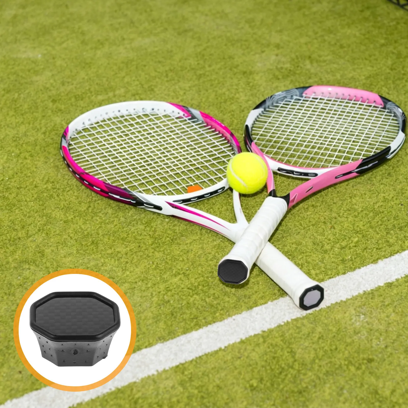 

Badminton Racket Grip End Cover Replacement Plastic Handle Cap for Racket Repair Home Gym Use Universal Compatibility Precise