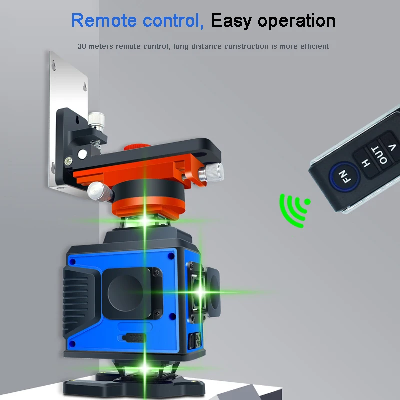 

Laser Level 4D 16 Lines Green LD Laser Laser Level 360 Cross Lines Horizontal/Vertical Auto Self-leveling Measuring Tools