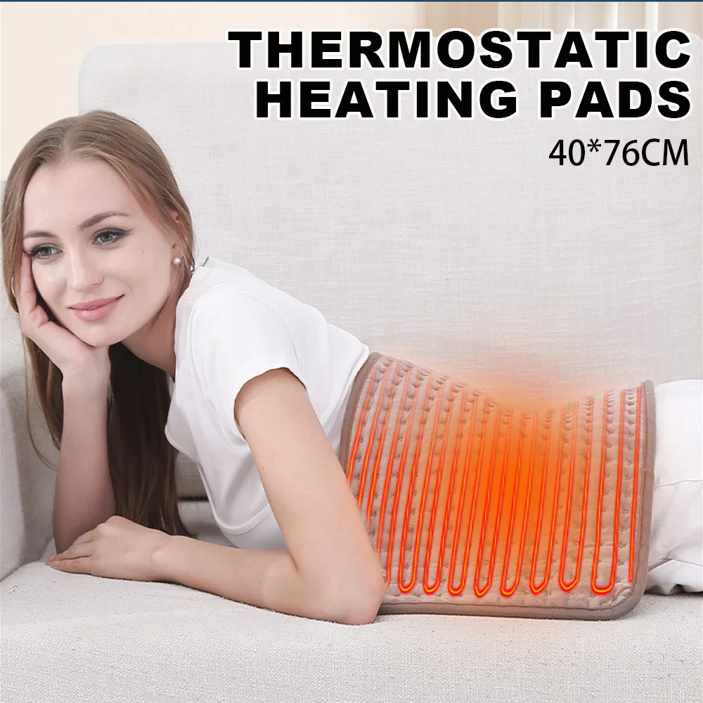 40X76cm Heating Pad 9 Levels Constant Temperature 4 Modes Timing Hot Blanket Keep Legs Abdomen Hands Body Warming Thermal Mat