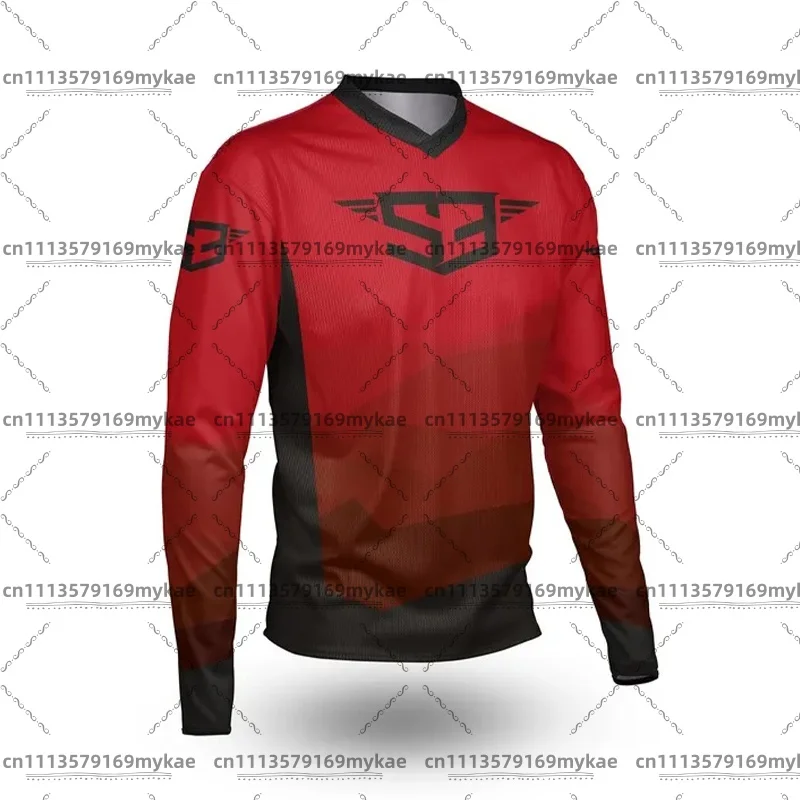 S3 Long Sleeve Motocross Jersey for Motorcycle Riding MTB Downhill Cycling T-Shirt BMX Motocross Clothing Ciclismo view 3