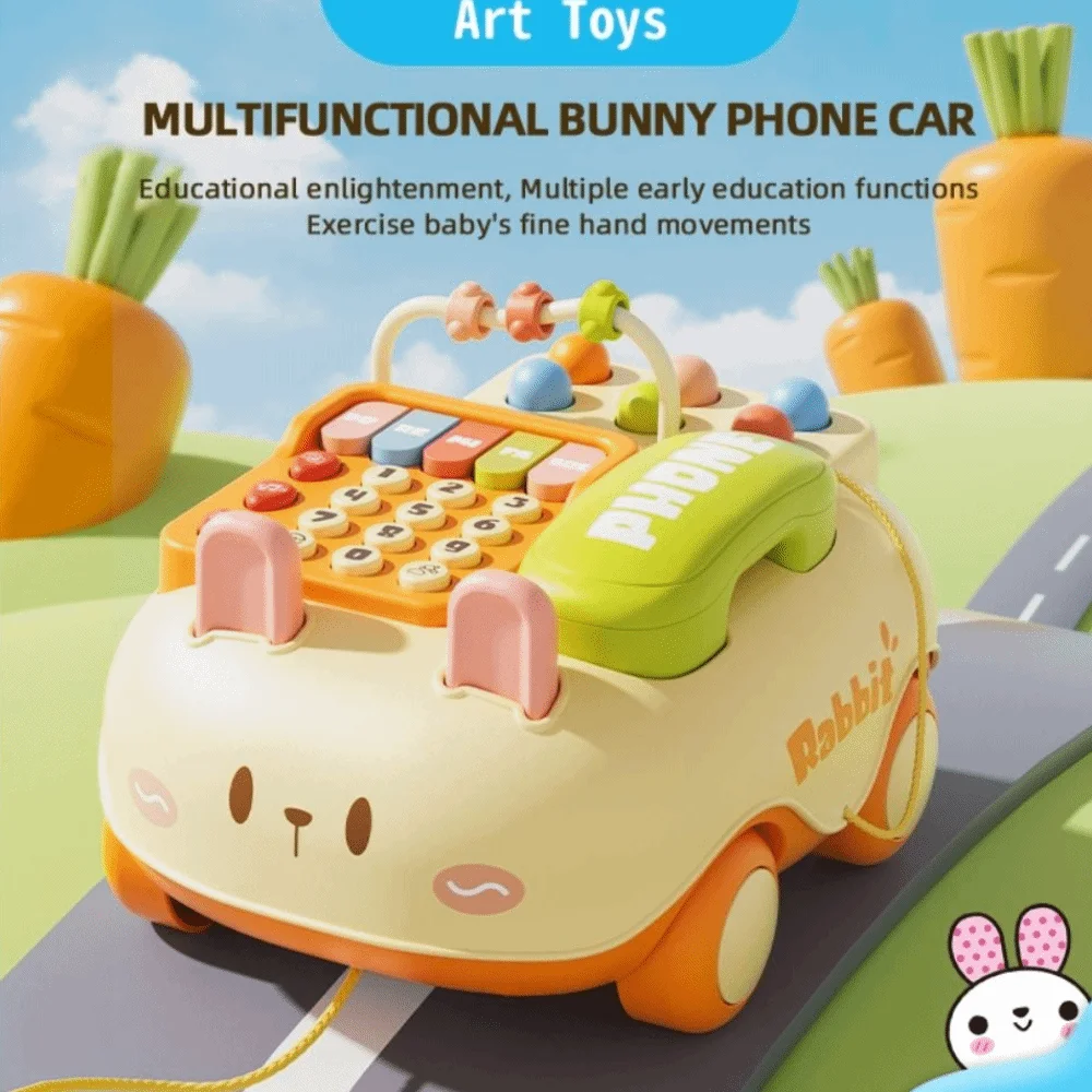ABS Babytelefoon Muziek Stempuzzel Babypianomuziek Licht Interactief Grappig Elektronische leermachine Grappige geschenken